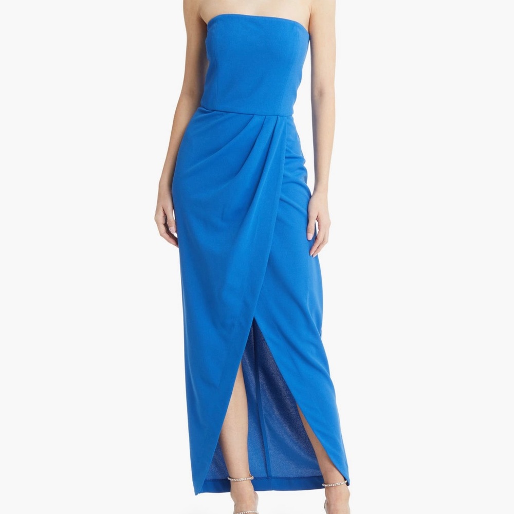 WAYF Strapless Dress